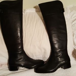New black over the knee boots